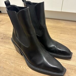 Sam Edelman Mindy Black Heeled Boots